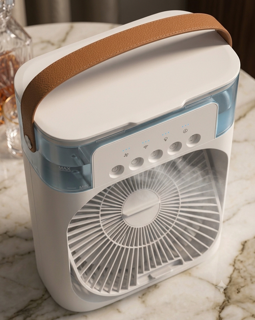 Frescoo® – Restez au frais cet été | Mini Climatiseur Portable 3-en-1