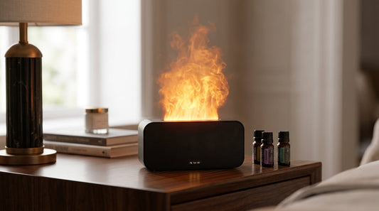 Diffuseur d'Huiles Essentielles - Effet Flamme