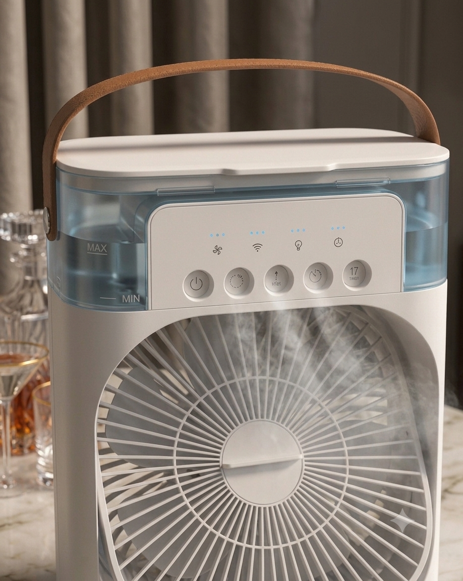 Frescoo® – Restez au frais cet été | Mini Climatiseur Portable 3-en-1