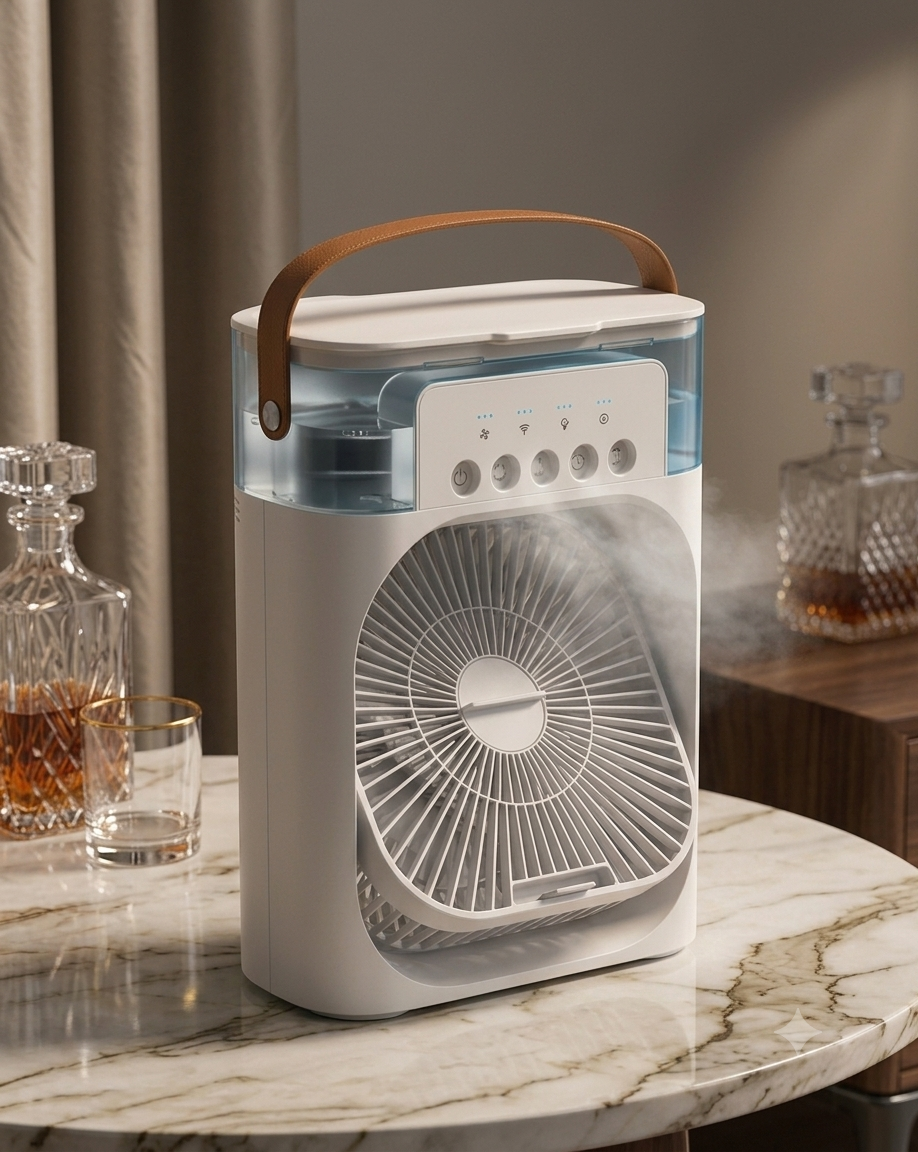 Frescoo® – Restez au frais cet été | Mini Climatiseur Portable 3-en-1