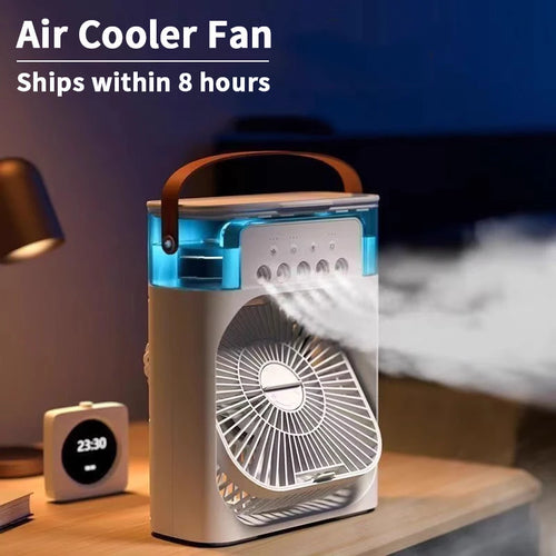 Frescoo - Mini climatiseur portable 3-en-1 avec veilleuse LED