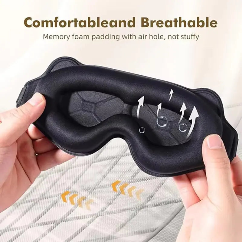 Masque de Sommeil 3D Contouré - Pression Zéro