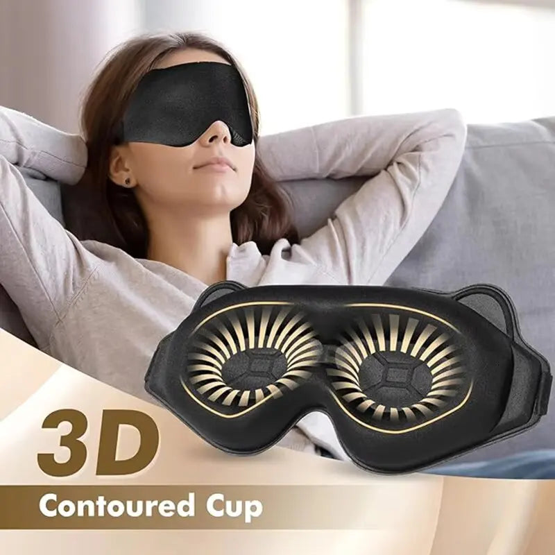 Masque de Sommeil 3D Contouré - Pression Zéro